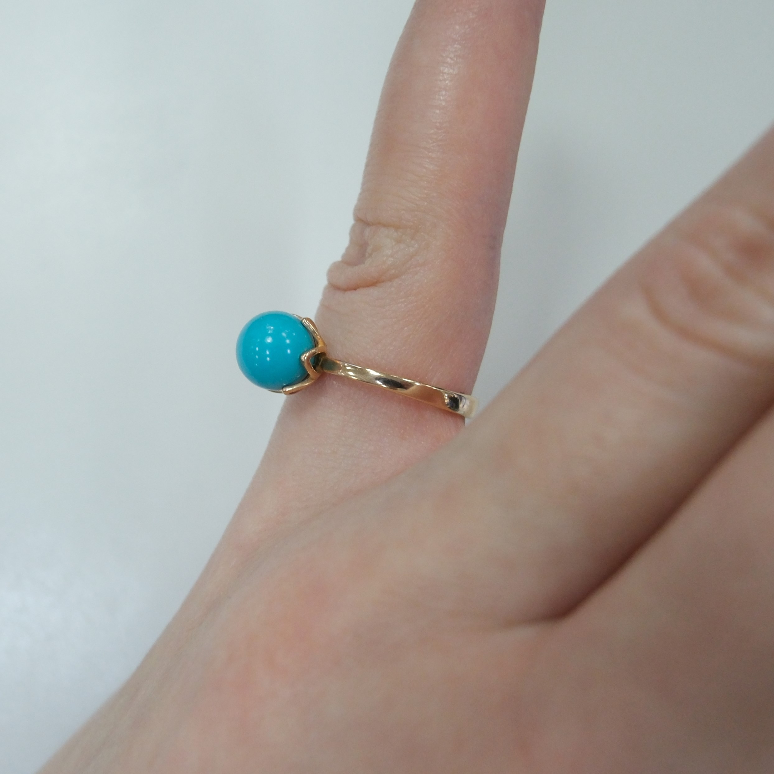 Серебряное кольцо с бирюзой